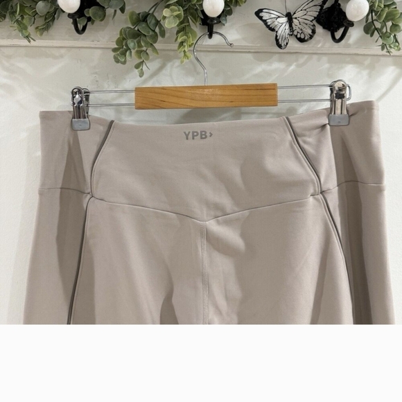 Abercrombie & Fitch YPB Womens Beige High-Waisted Leggings Size XXL  #394 - Picture 3 of 10